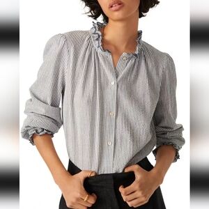NWT ba&sh Saty Blouse, size 2 (Med)